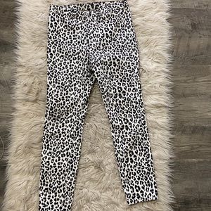 H&M Skinny High Waist, Size 31 Leopard Jeans
